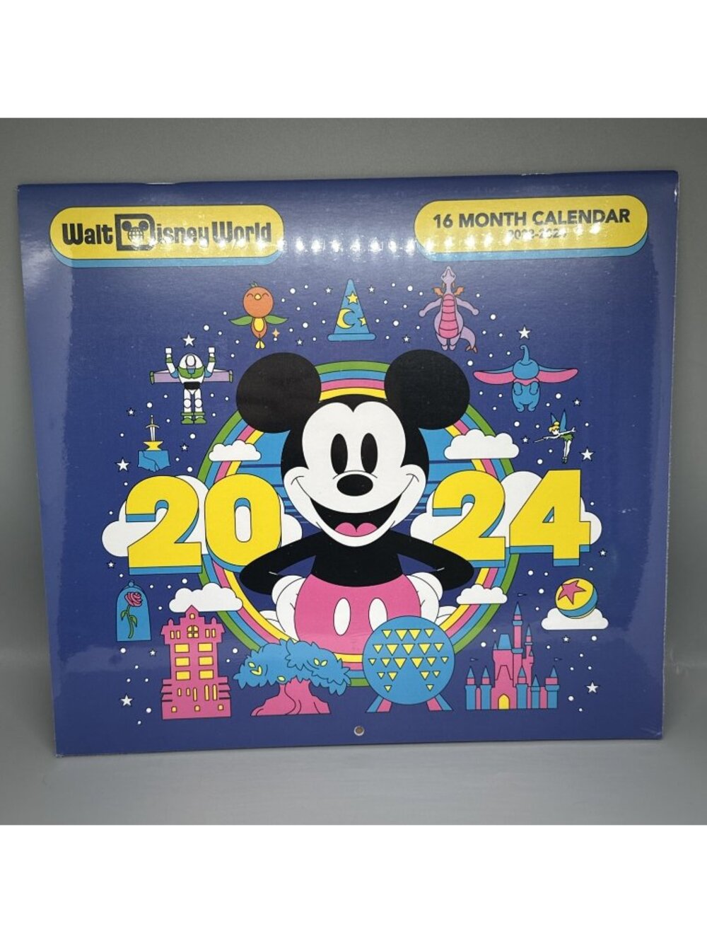 New Walt Disney World 2023-2024 Mickey Minnie Four Parks 16 Month Calendar